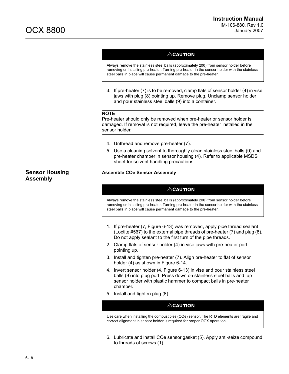 Ocx 8800 | Emerson ROSEMOUNT OCX 8800 User Manual | Page 80 / 164