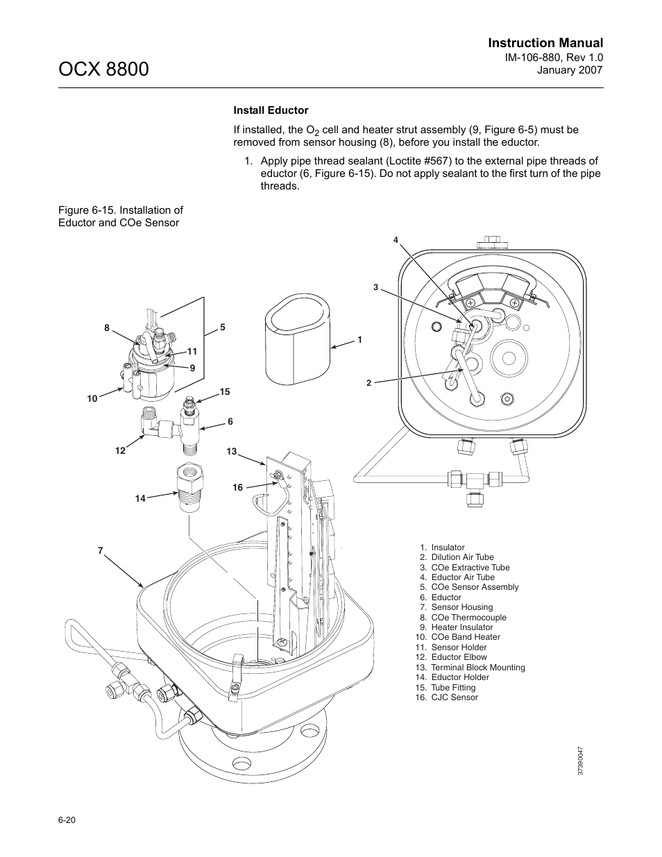 Ocx 8800, Instruction manual | Emerson ROSEMOUNT OCX 8800 User Manual | Page 82 / 164