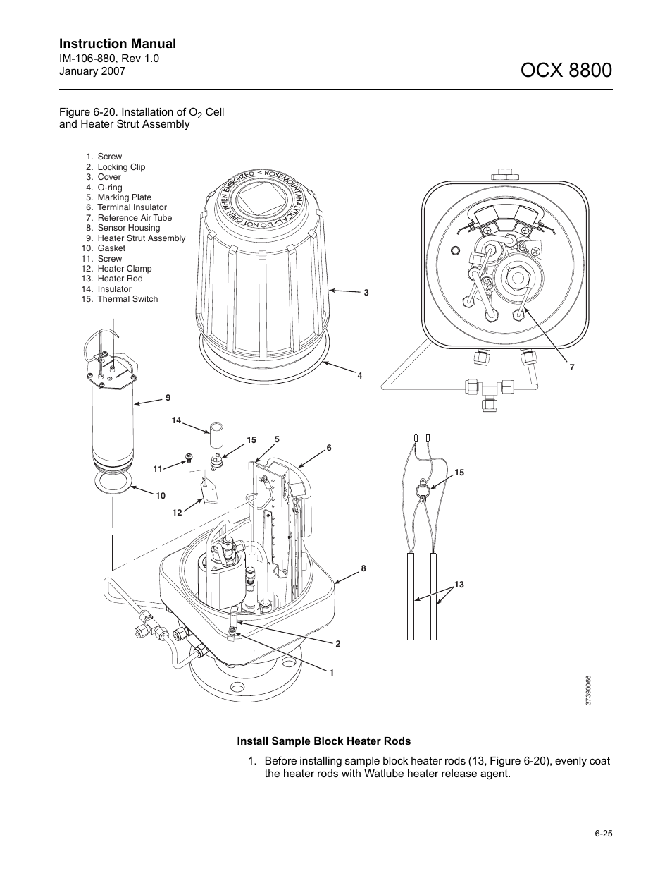 Ocx 8800, Instruction manual | Emerson ROSEMOUNT OCX 8800 User Manual | Page 87 / 164