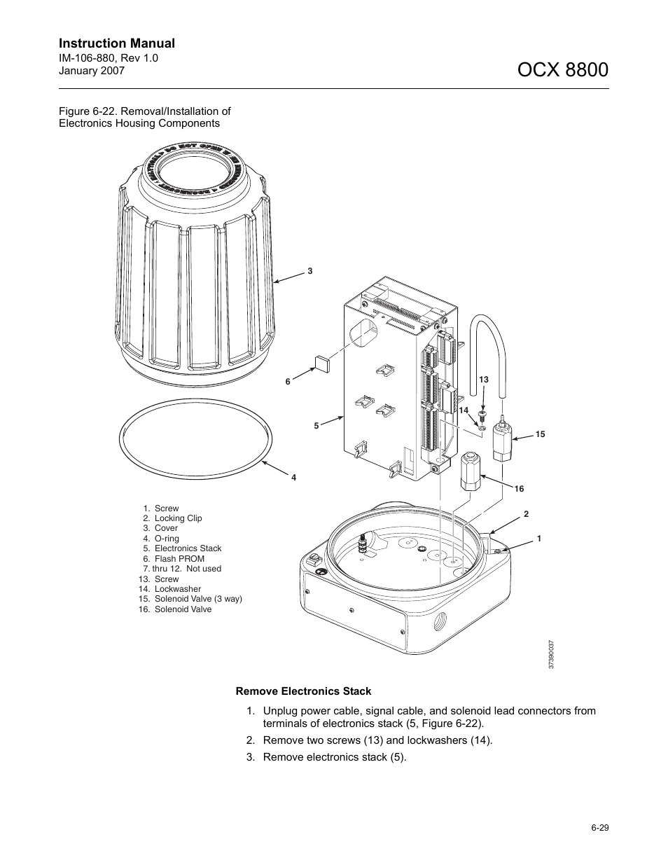 Ocx 8800, Instruction manual | Emerson ROSEMOUNT OCX 8800 User Manual | Page 91 / 164