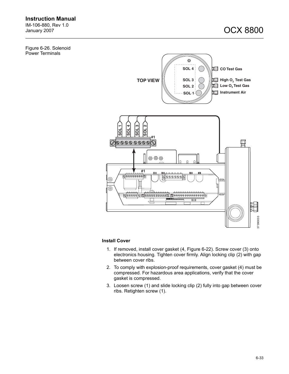 Ocx 8800, Instruction manual | Emerson ROSEMOUNT OCX 8800 User Manual | Page 95 / 164