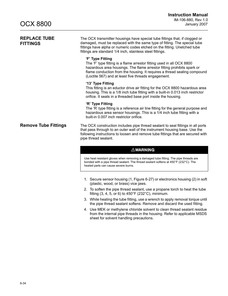 Ocx 8800 | Emerson ROSEMOUNT OCX 8800 User Manual | Page 96 / 164