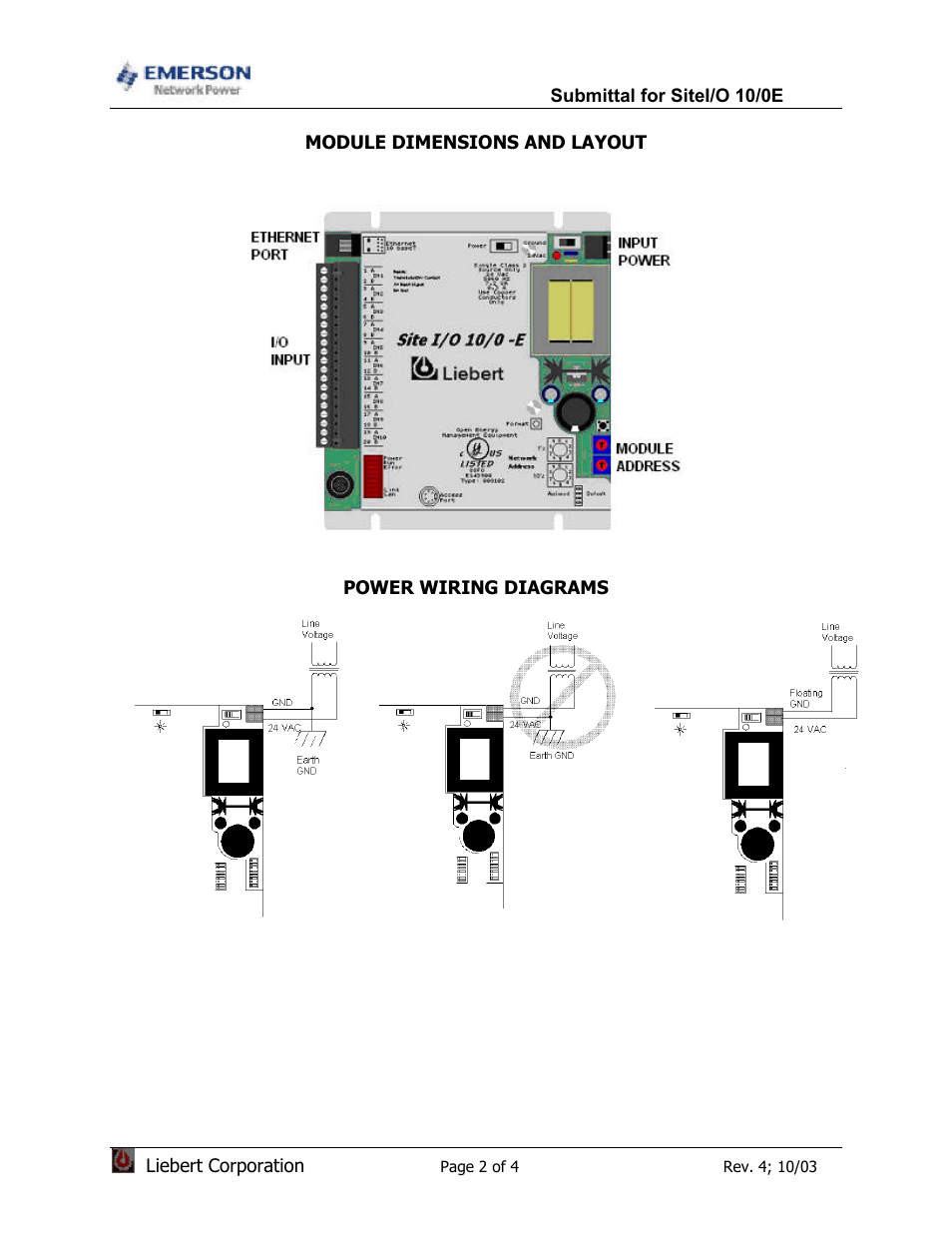 Emerson Network Power User Manual | Page 2 / 4