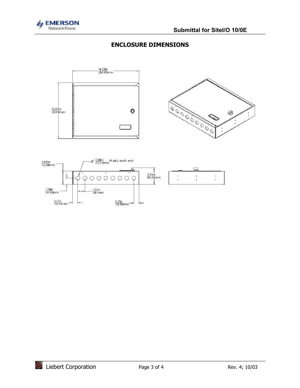 Emerson Network Power User Manual | Page 3 / 4