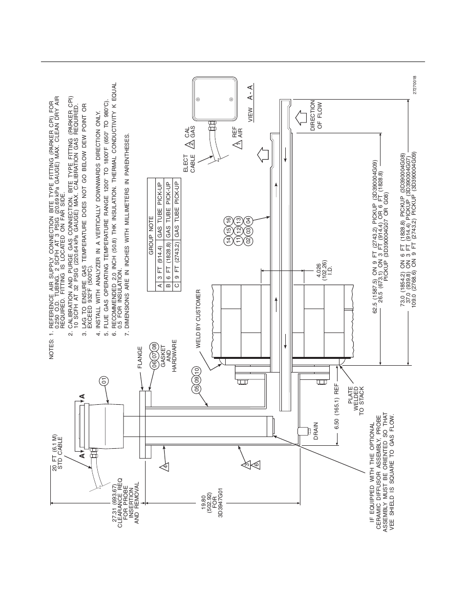 World class 3000, Instruction bulletin, Figure a-15. bypass probe option (sheet 2 of 3) | Emerson ROSEMOUNT 3000 User Manual | Page 110 / 184