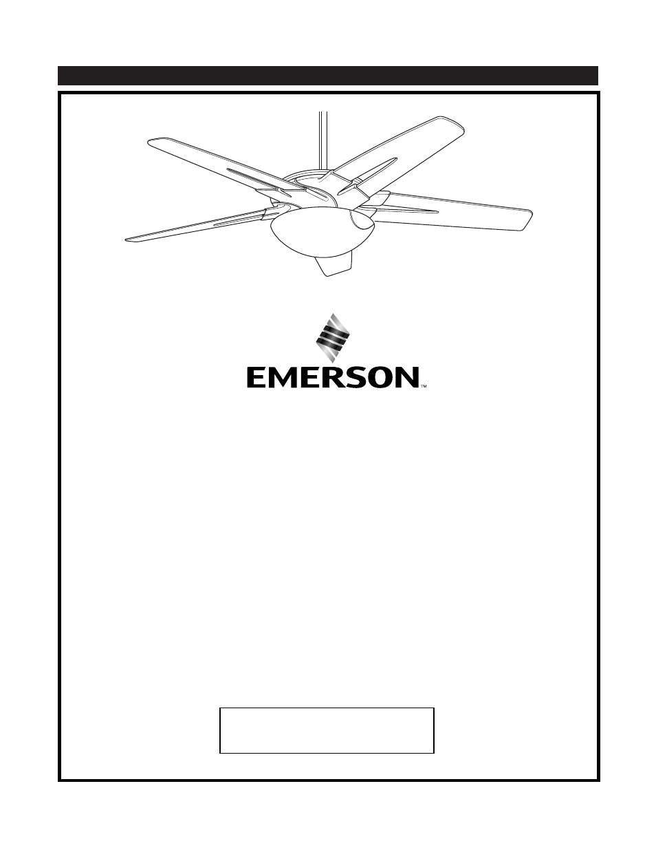 Emerson CF2455ORB00 User Manual | 16 pages