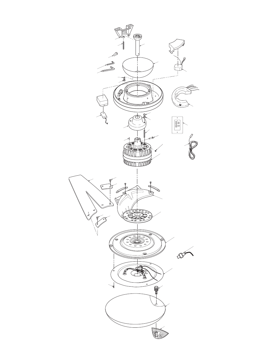Repair parts | Emerson CF2455ORB00 User Manual | Page 14 / 16
