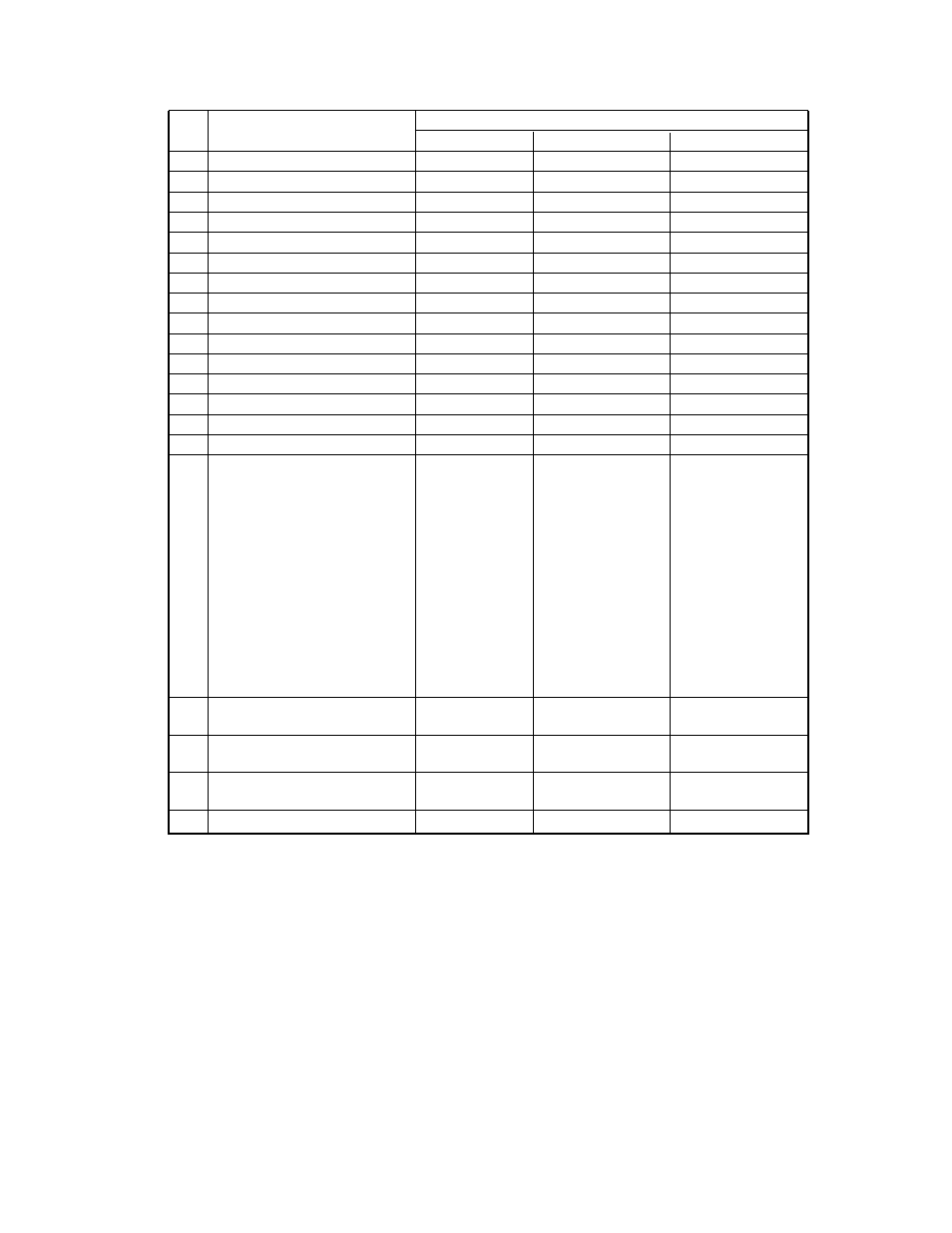 Repair parts listing | Emerson CF2455ORB00 User Manual | Page 15 / 16