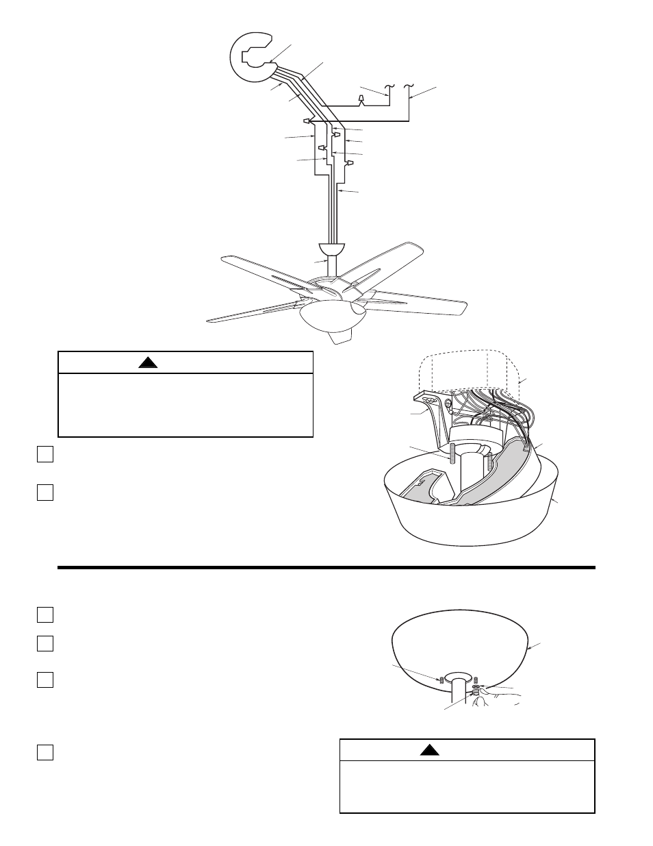 Final assembly, Warning | Emerson CF2455ORB00 User Manual | Page 9 / 16