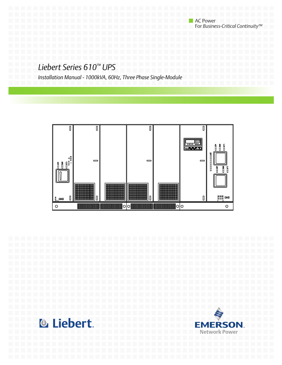 Emerson Series 610 User Manual | 52 pages