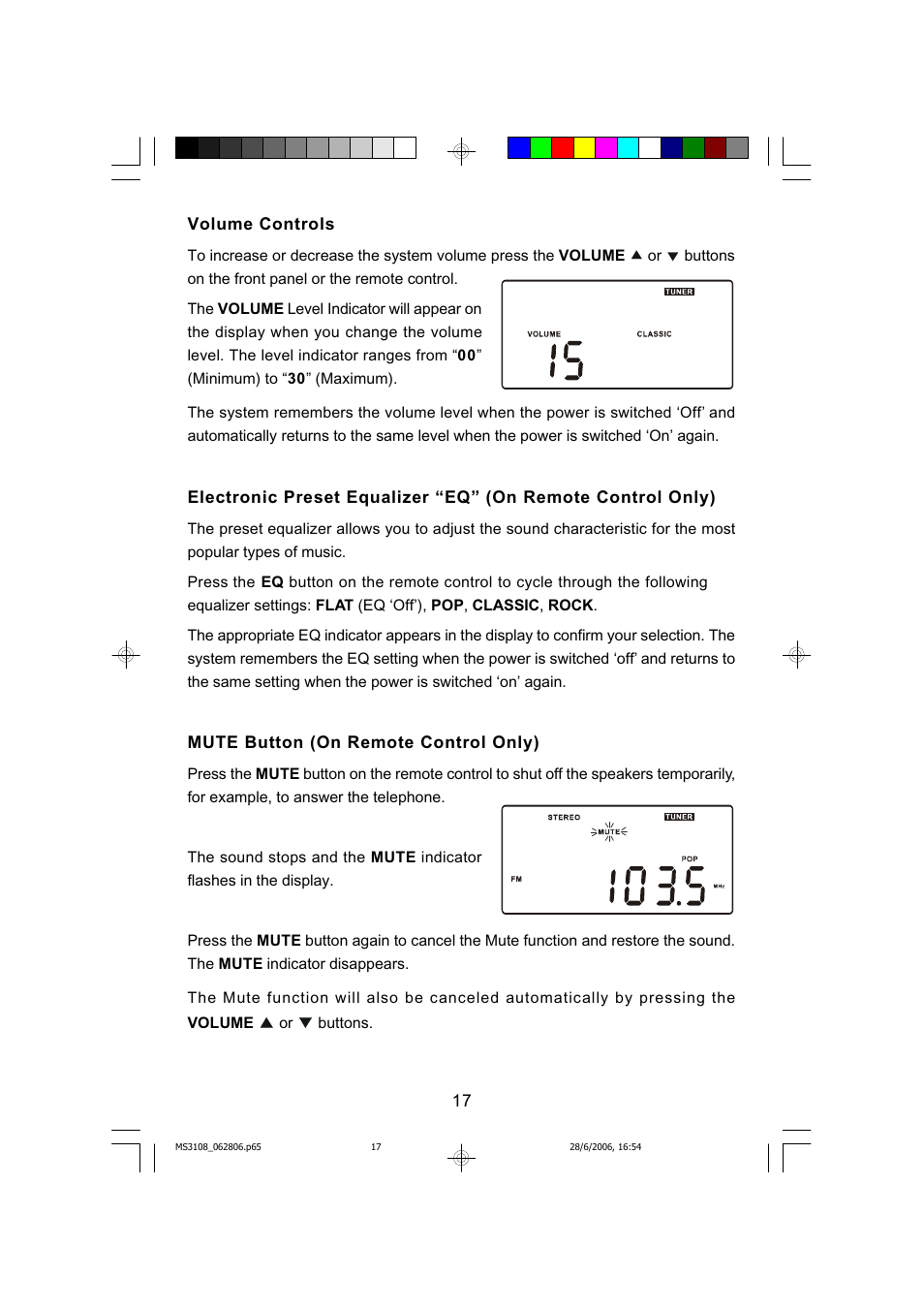Emerson MS3108C User Manual | Page 18 / 42