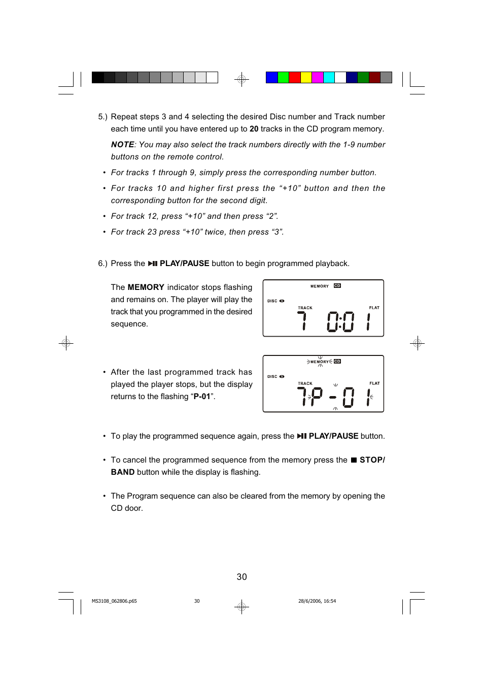 Emerson MS3108C User Manual | Page 31 / 42