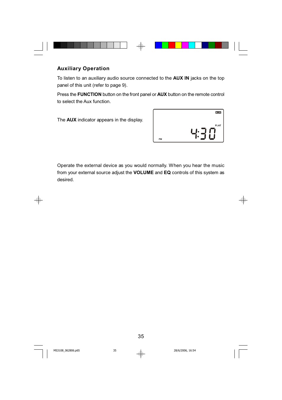 Emerson MS3108C User Manual | Page 36 / 42