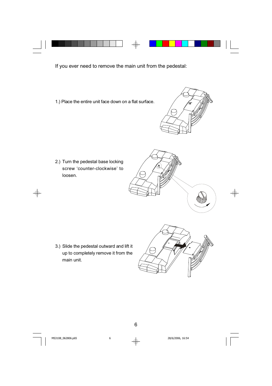 Emerson MS3108C User Manual | Page 7 / 42