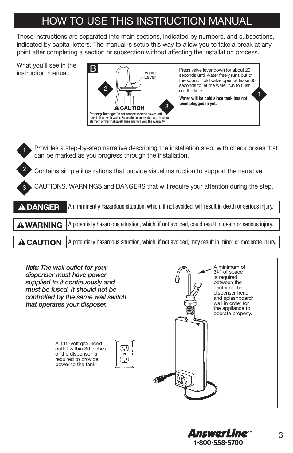 How to use this instruction manual | Emerson Hot1 User Manual | Page 3 / 36