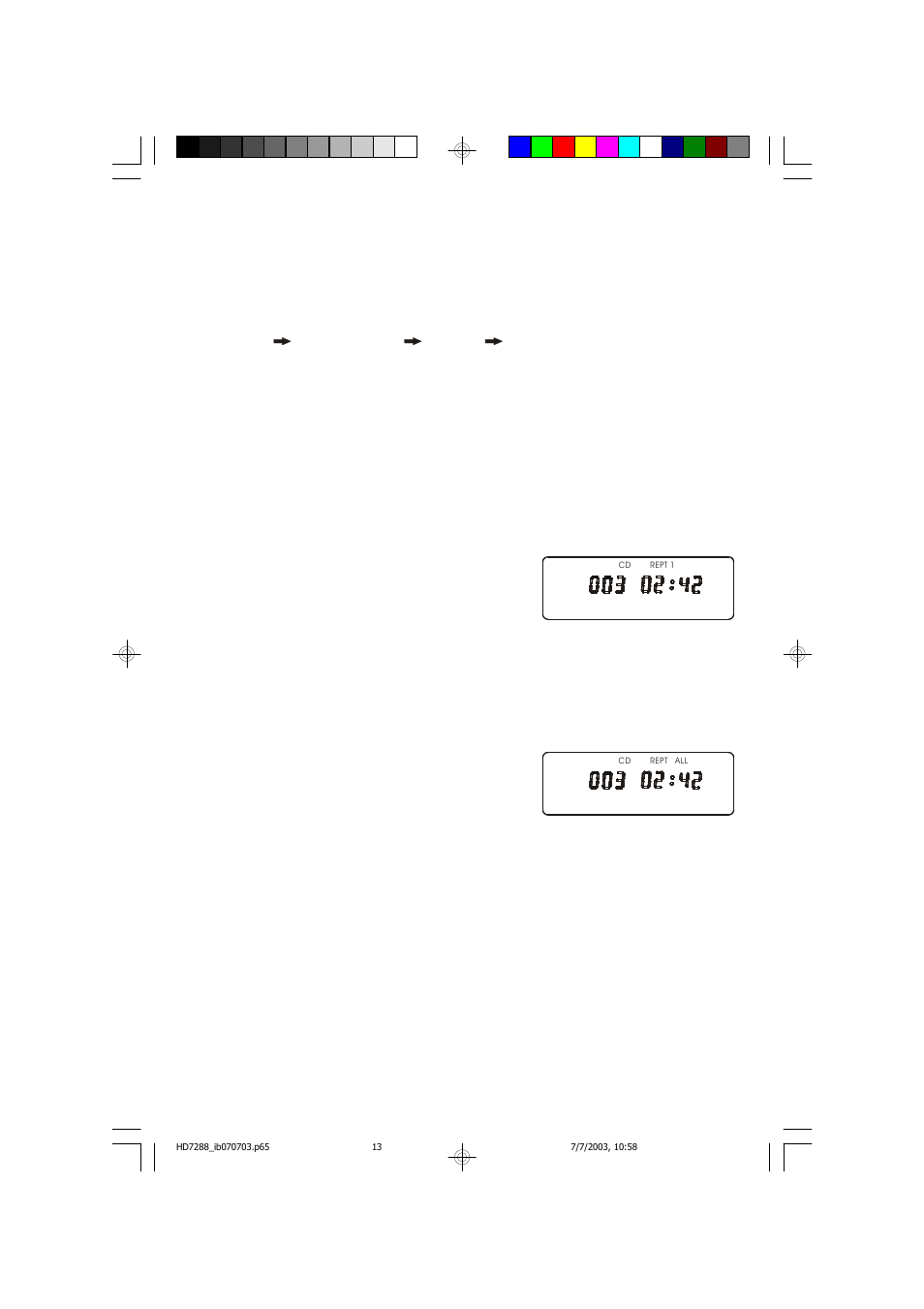 Play mode (p-mode) button | Emerson Radio HD7288 User Manual | Page 14 / 27
