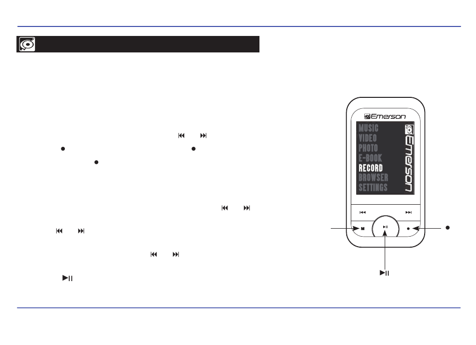 Record | Emerson EMP414-4 User Manual | Page 24 / 35