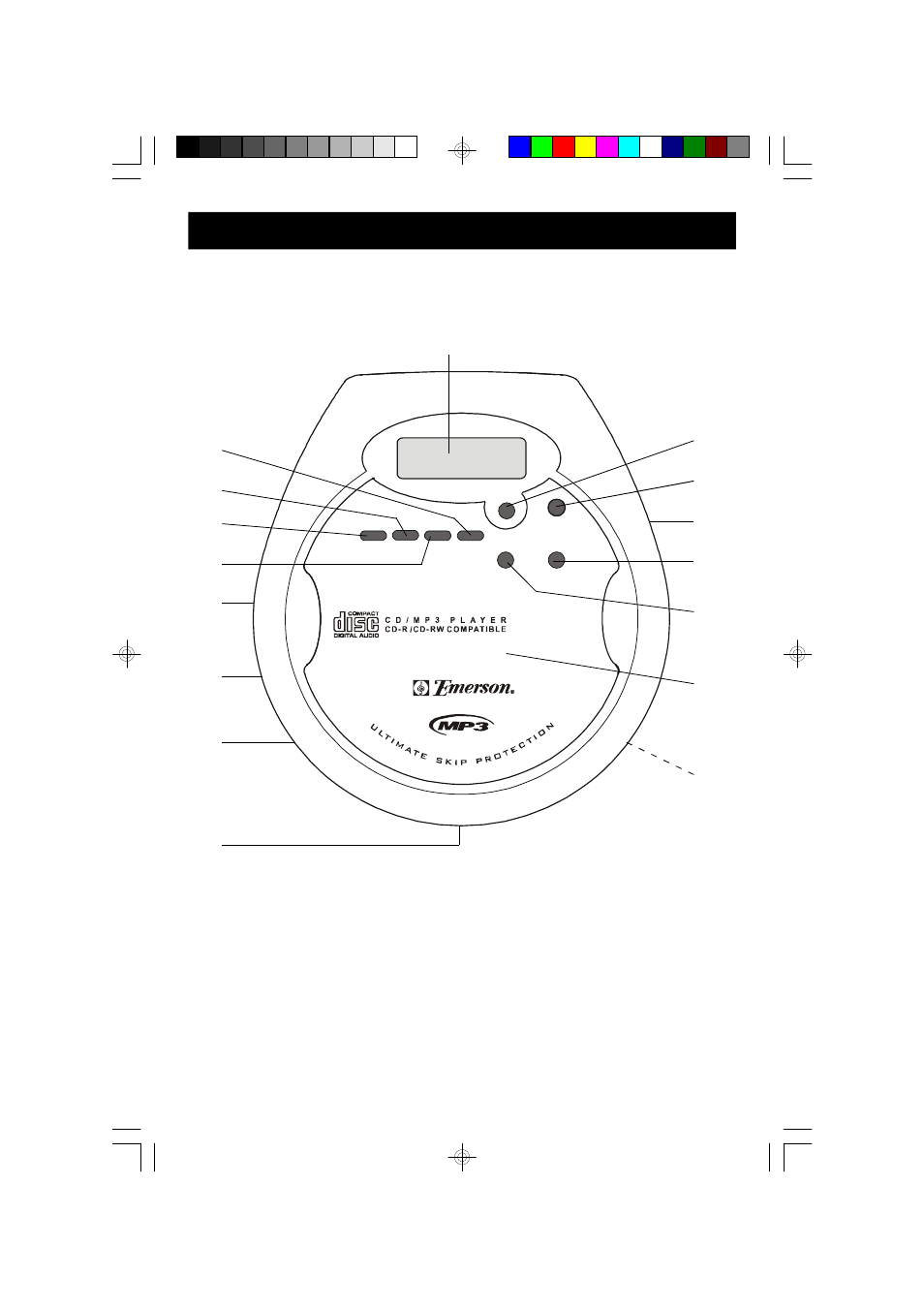 Location of controls and indicators | Emerson Radio HD7295 User Manual | Page 8 / 28