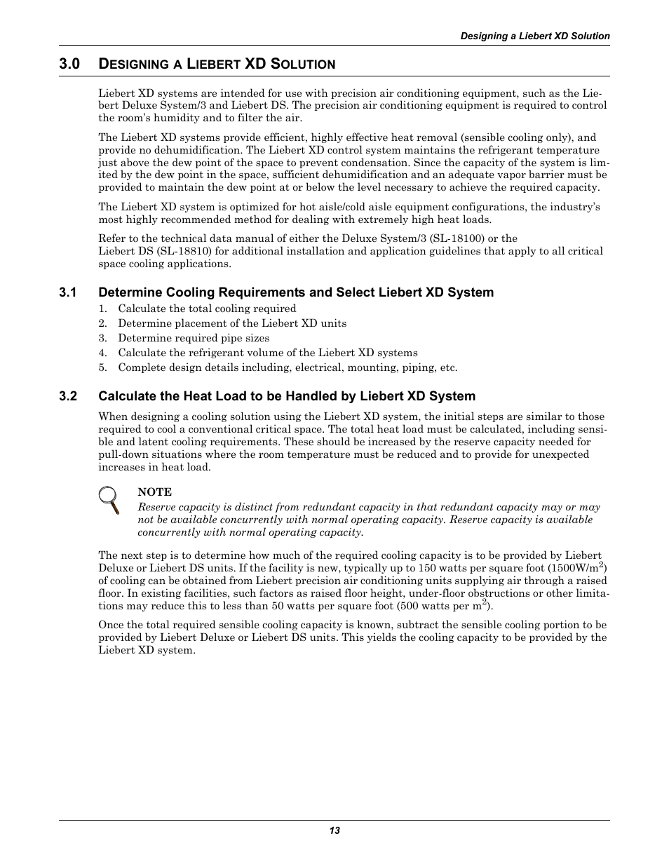 0 designing a liebert xd solution, Esigning, Iebert | Xd s, Olution | Emerson Liebert Xtreme Density User Manual | Page 19 / 84