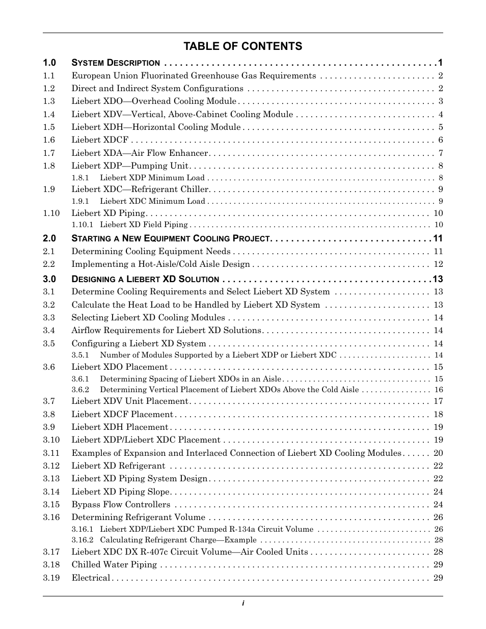 Emerson Liebert Xtreme Density User Manual | Page 3 / 84