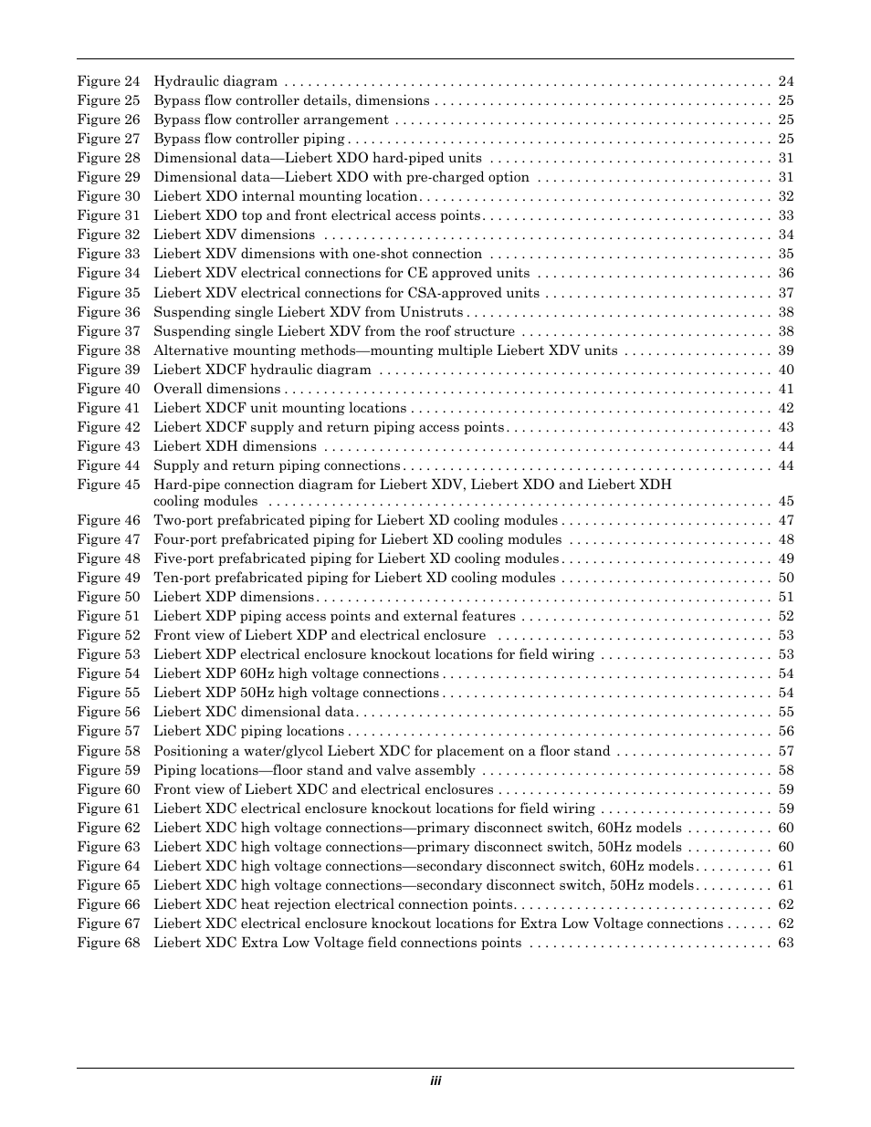 Emerson Liebert Xtreme Density User Manual | Page 5 / 84