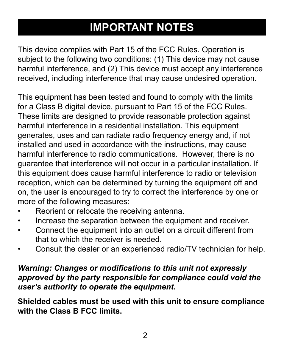 Emerson Radio MP200 User Manual | Page 2 / 24