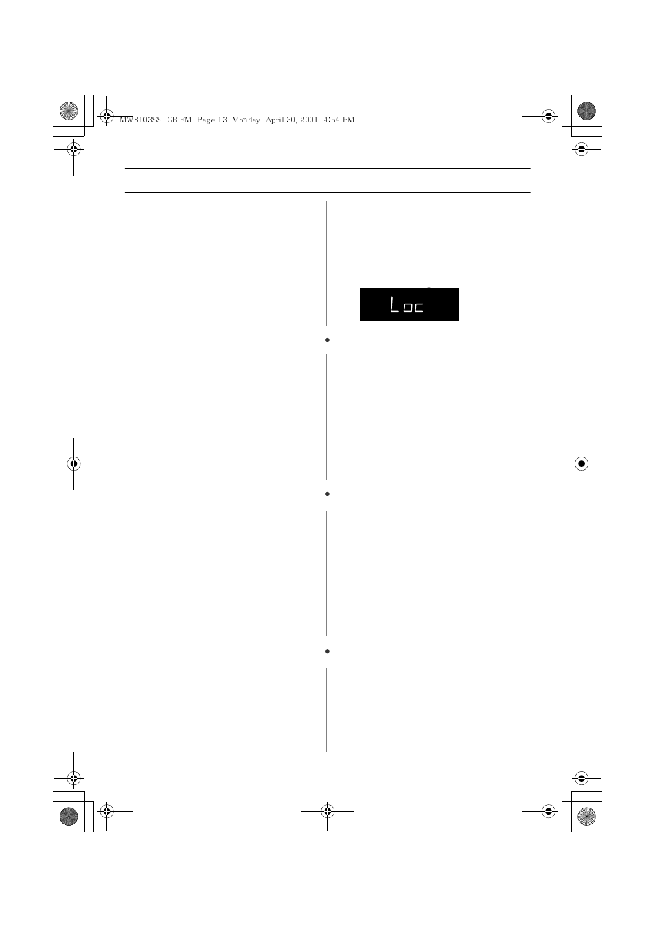 Operation | Emerson MW8103SS User Manual | Page 13 / 28