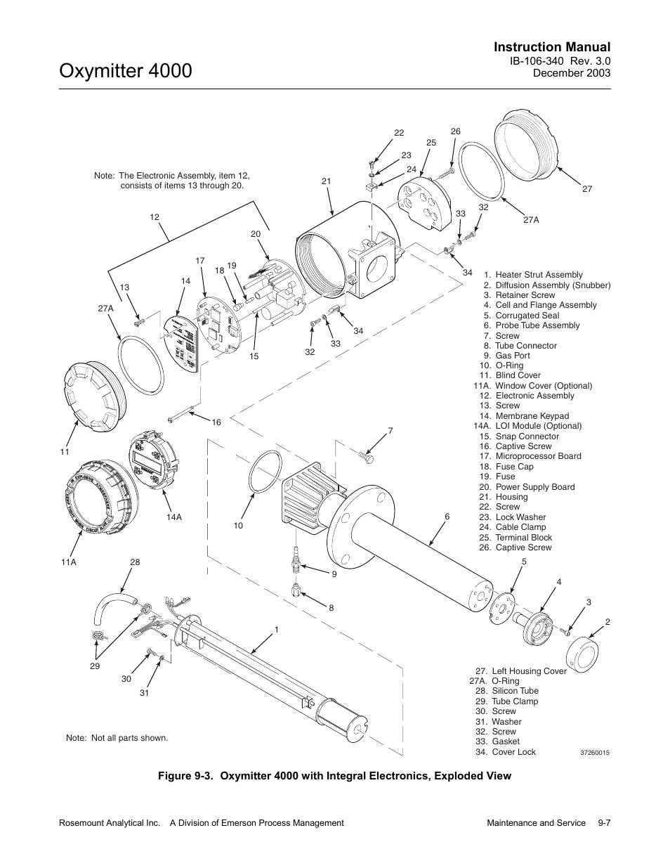 Figure 9-3 f, 32, figure 9-3), 27, figure 9-3) | 2, figure 9-3, Figure, 3 or, To figure 9-3 or, Figure 9-3 or, Oxymitter 4000, Instruction manual | Emerson OXYMITTER 4000 User Manual | Page 135 / 172