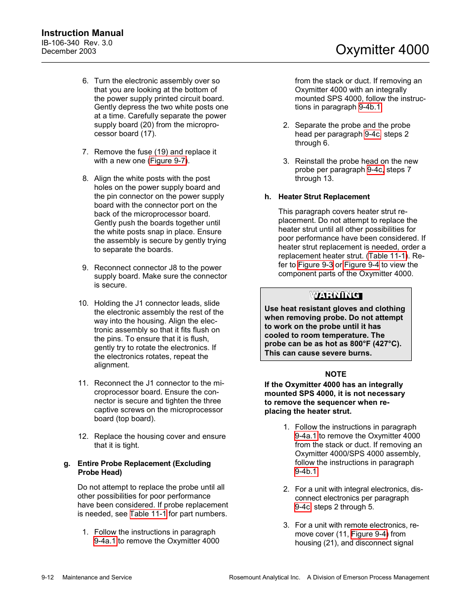 Oxymitter 4000 | Emerson OXYMITTER 4000 User Manual | Page 140 / 172