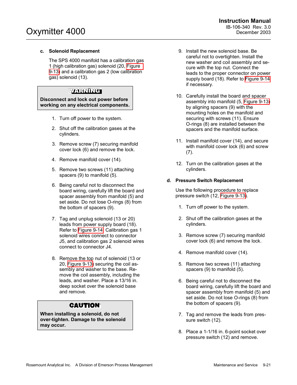 Aph 9-5d, Oxymitter 4000 | Emerson OXYMITTER 4000 User Manual | Page 149 / 172