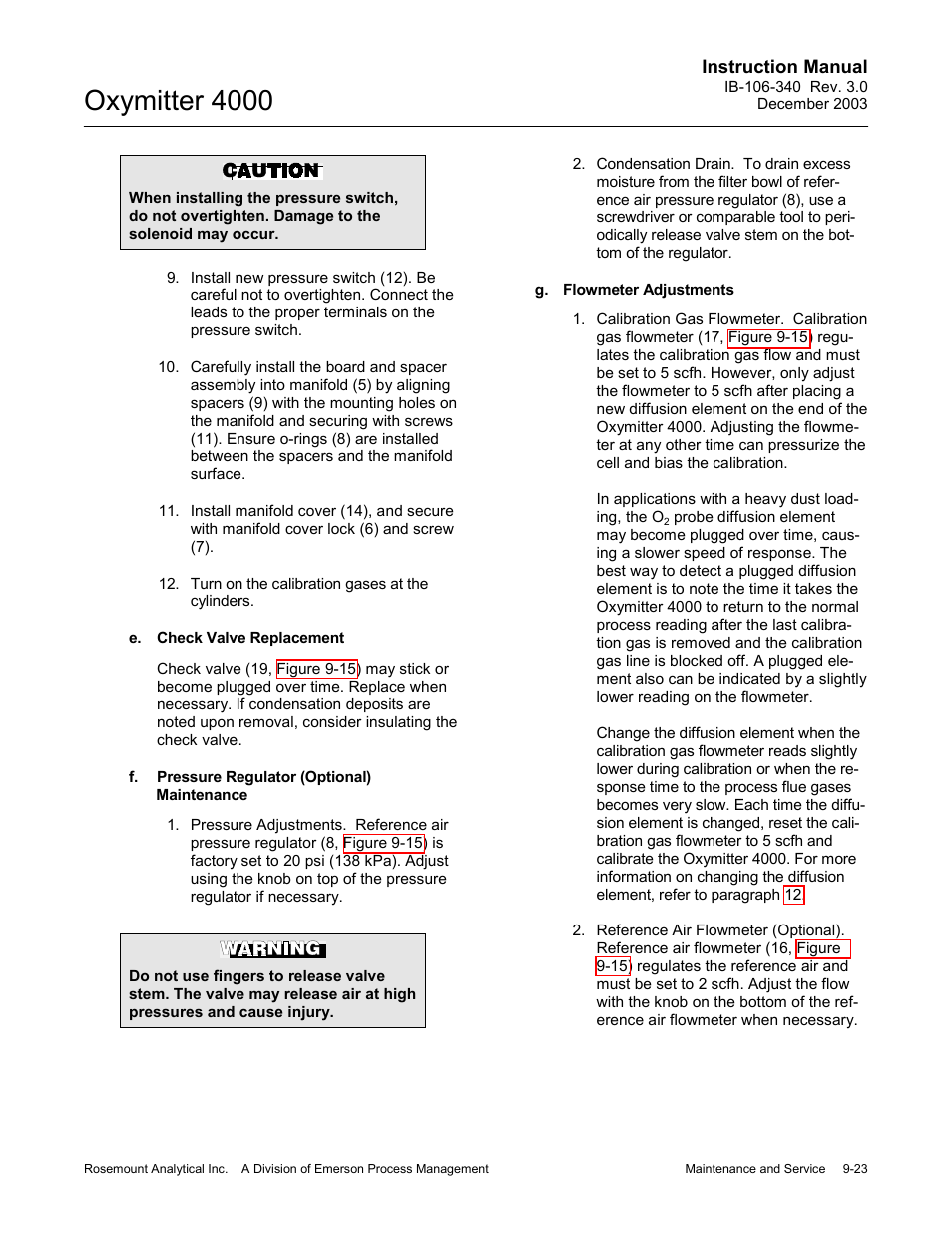 Oxymitter 4000 | Emerson OXYMITTER 4000 User Manual | Page 151 / 172