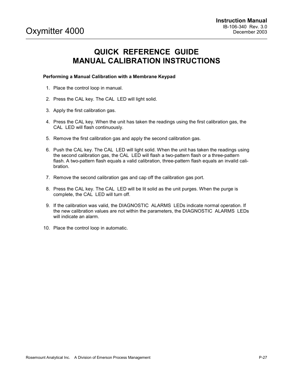 Oxymitter 4000 | Emerson OXYMITTER 4000 User Manual | Page 35 / 172