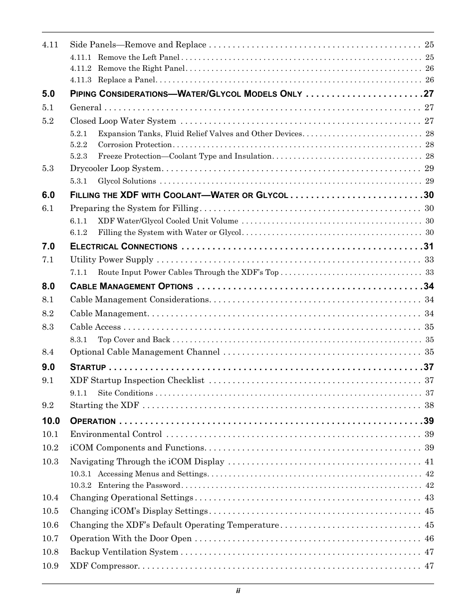 Emerson Liebert XDF User Manual | Page 4 / 60