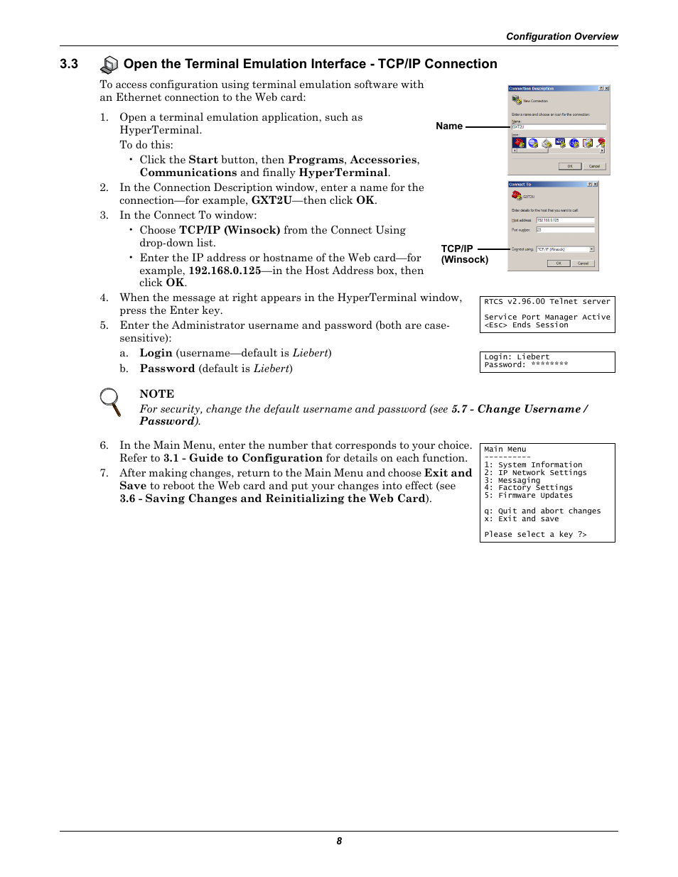 Emerson Liebert IntelliSlot IS-WEB485ADPT User Manual | Page 12 / 60