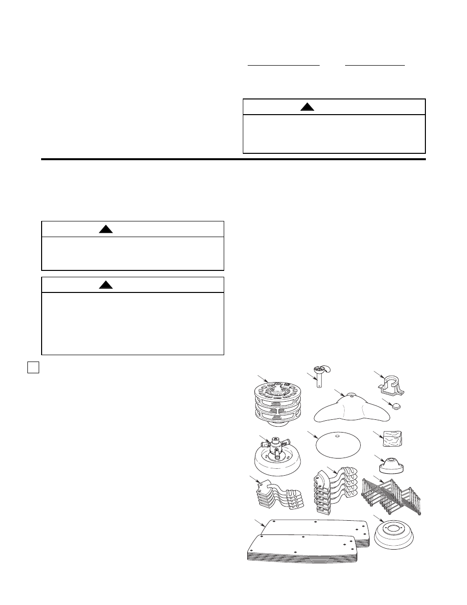 Unpacking instructions, Tools needed for assembly, Materials | Emerson CF2800WB User Manual | Page 3 / 12