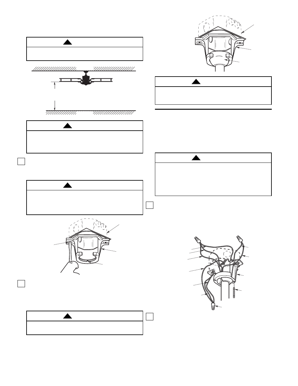 How to wire your ceiling fan, How to hang your ceiling fan | Emerson CF2800WB User Manual | Page 8 / 12