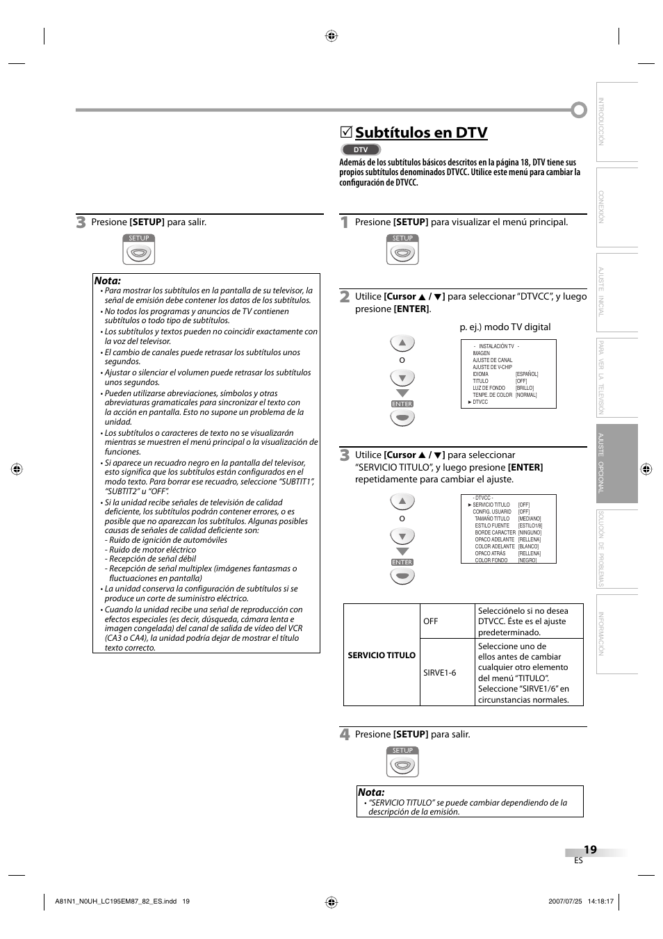 Subtítulos en dtv | Emerson LC195EM87 User Manual | Page 47 / 56