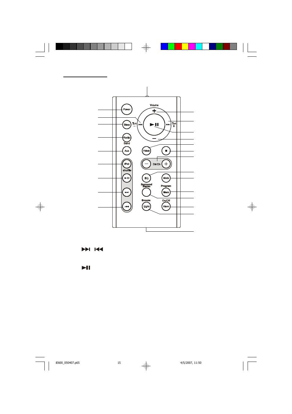 Emerson Radio iE600BK User Manual | Page 16 / 52