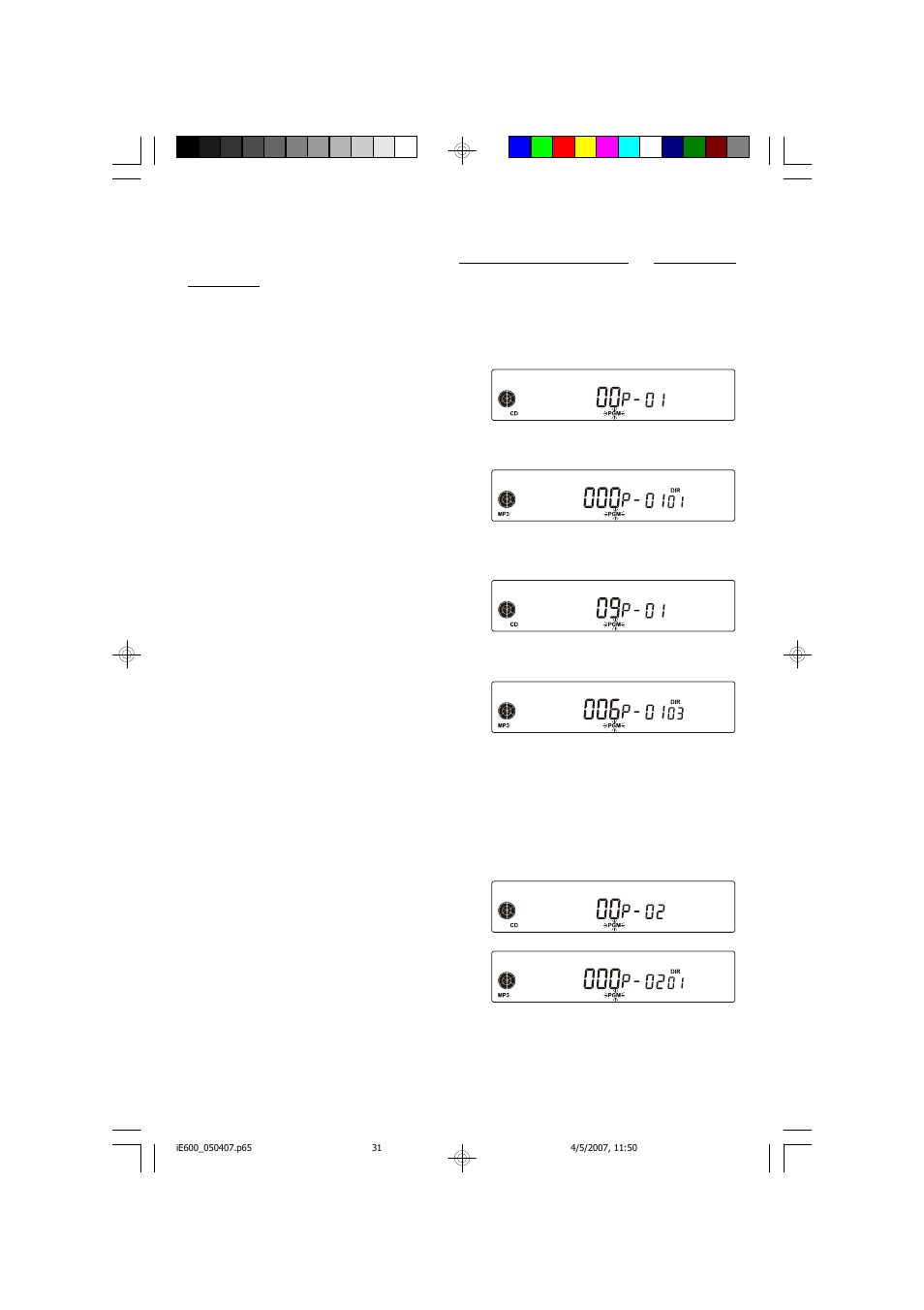 Programmed playback | Emerson Radio iE600BK User Manual | Page 32 / 52