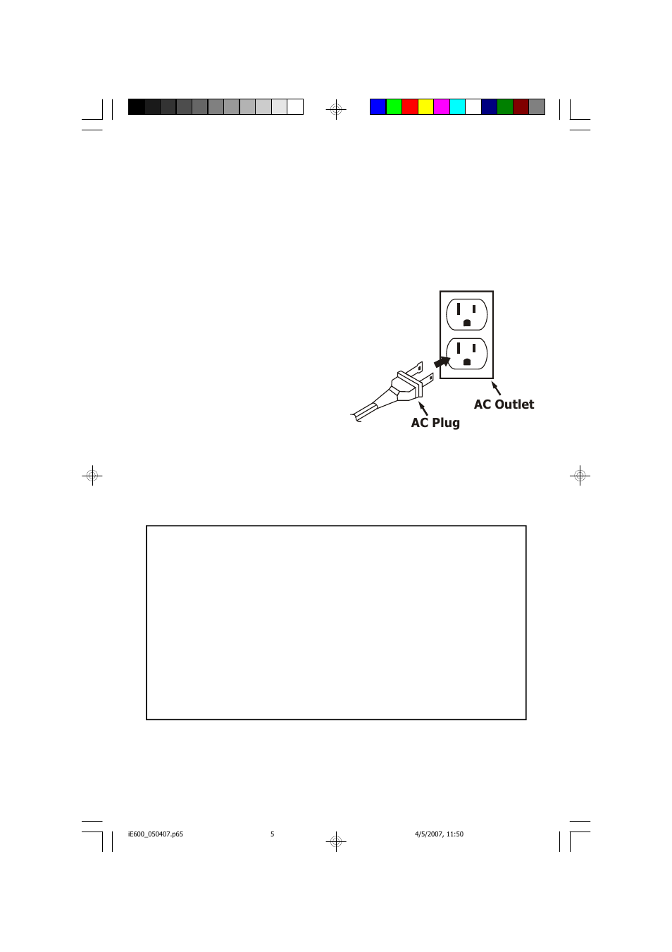 Power source | Emerson Radio iE600BK User Manual | Page 6 / 52