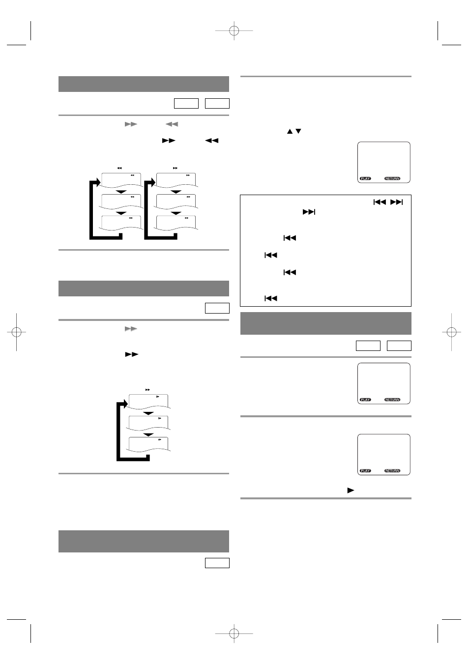 Fast forward/reverse, Slow motion, Starting from a desired time count | Starting from a desired track | Emerson EWC19DA User Manual | Page 23 / 44