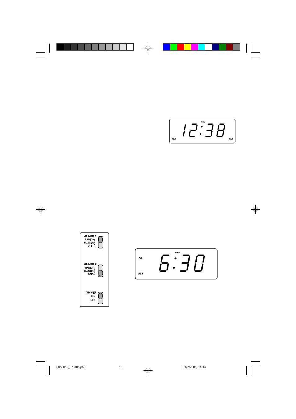 Wake to radio | Emerson CKS5055S User Manual | Page 14 / 23