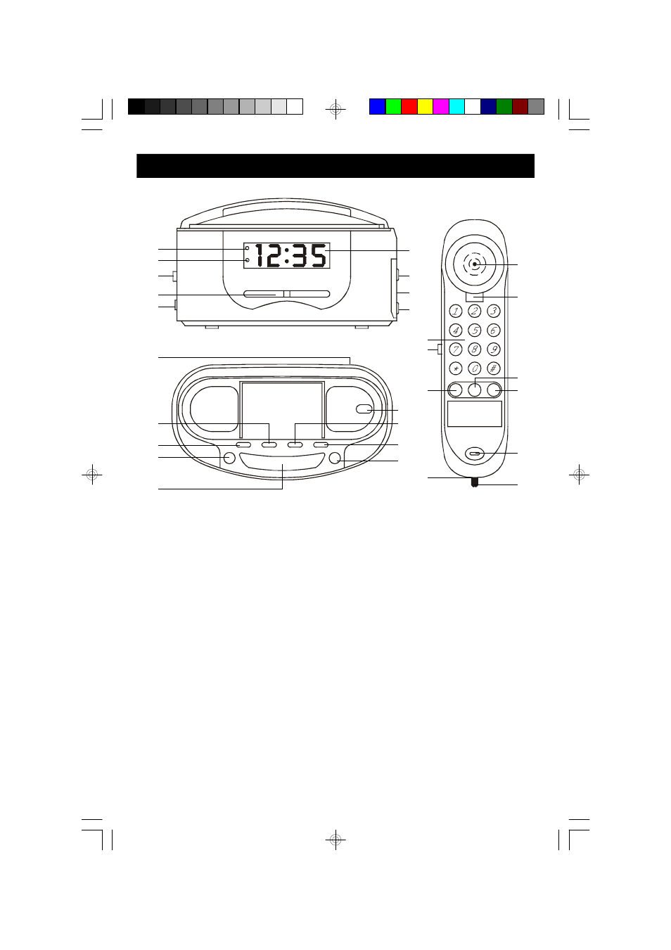 Location of controls and indicators | Emerson Radio GP816 User Manual | Page 9 / 19