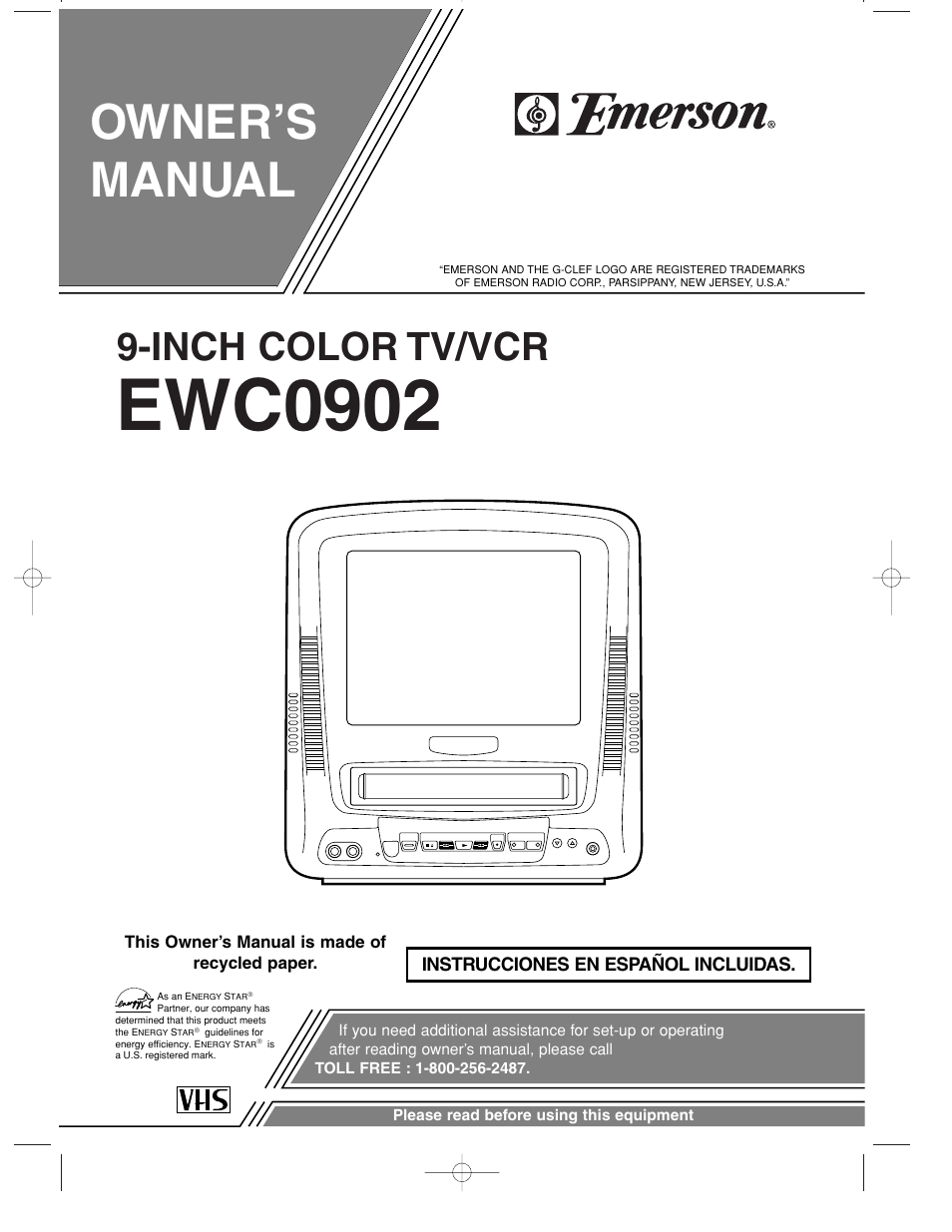 Emerson EWC0902 User Manual | 32 pages