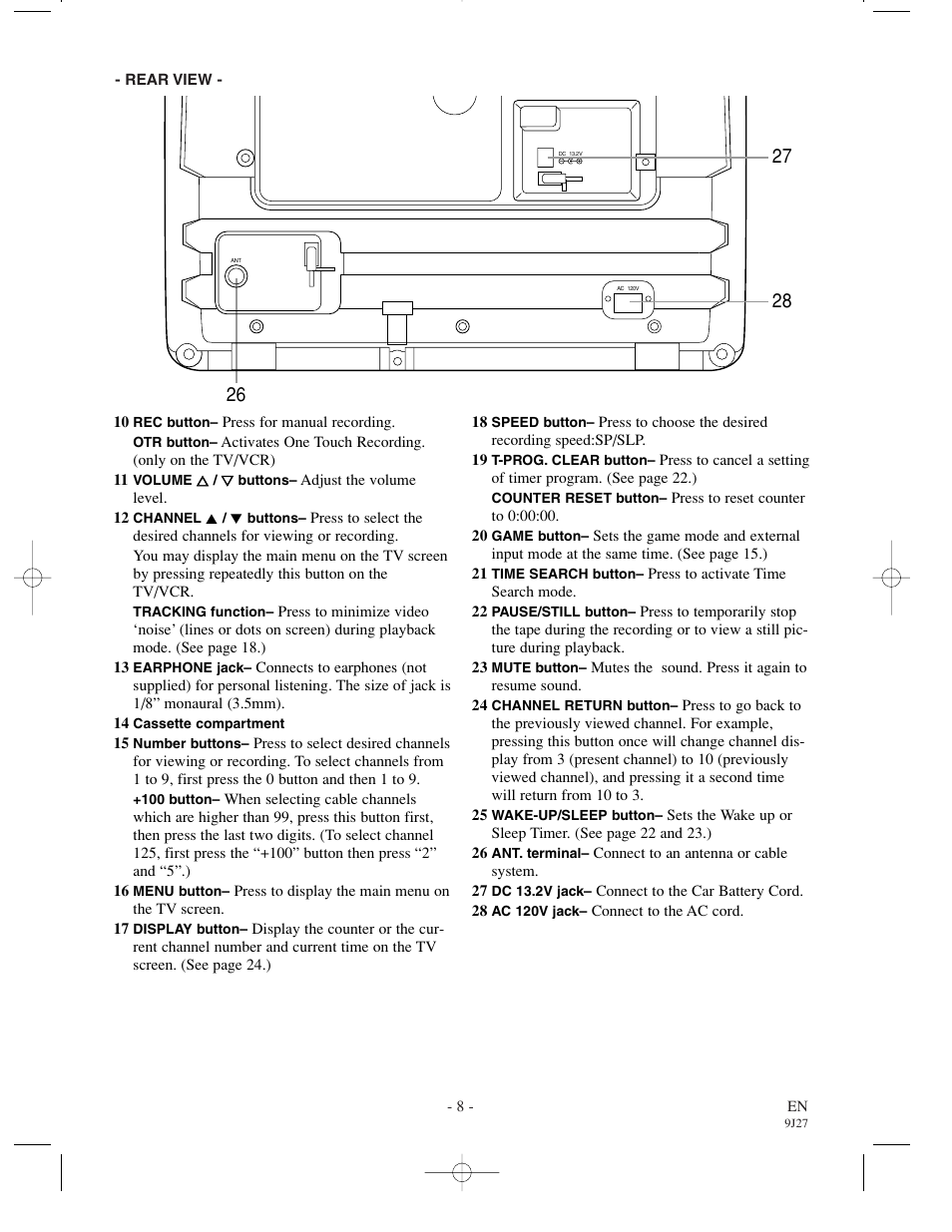 Emerson EWC0902 User Manual | Page 8 / 32