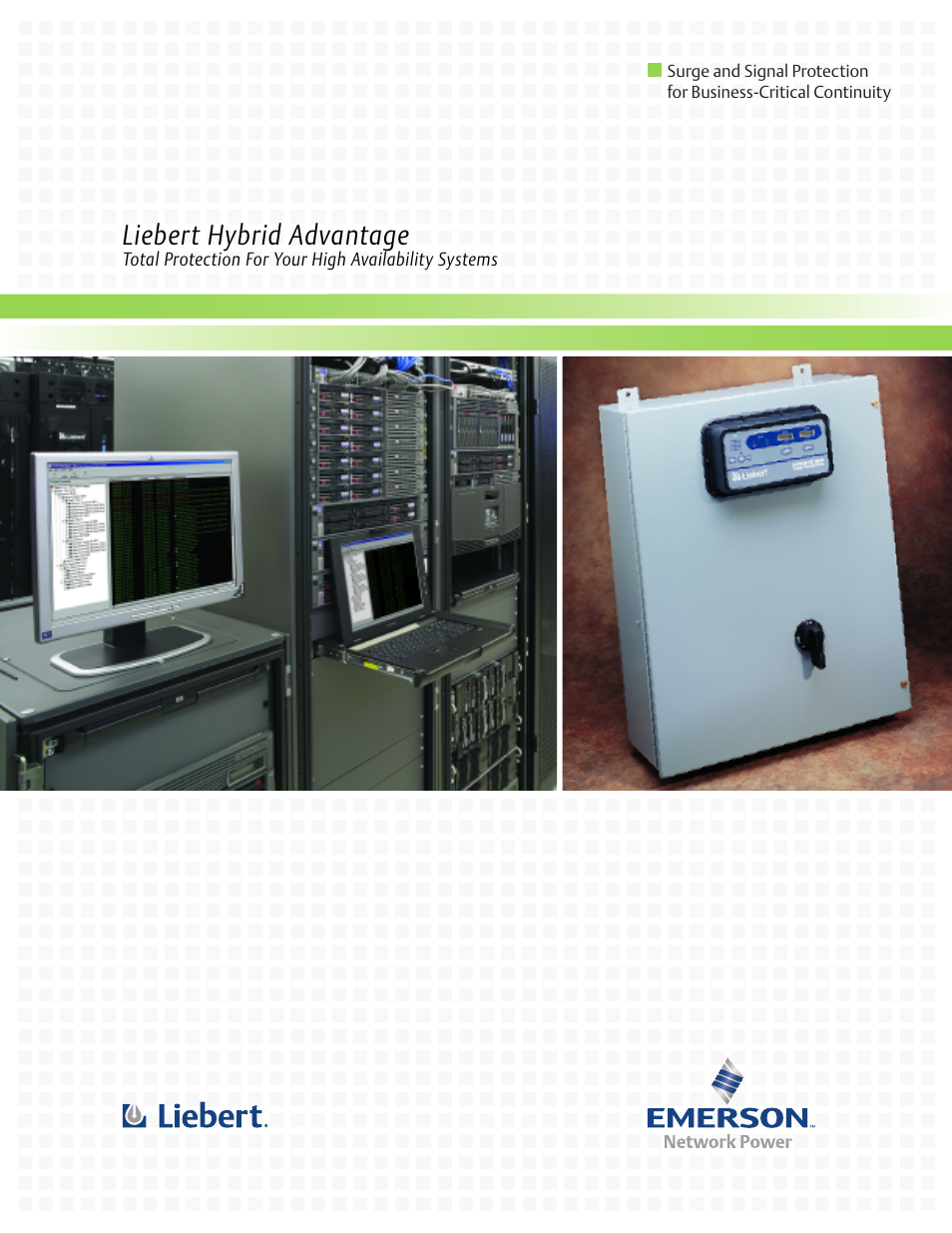 Emerson Liebert Surge and Signal Protection User Manual | 4 pages