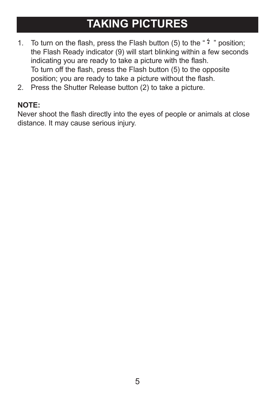 Taking pictures | Emerson Radio DTE622 User Manual | Page 6 / 9
