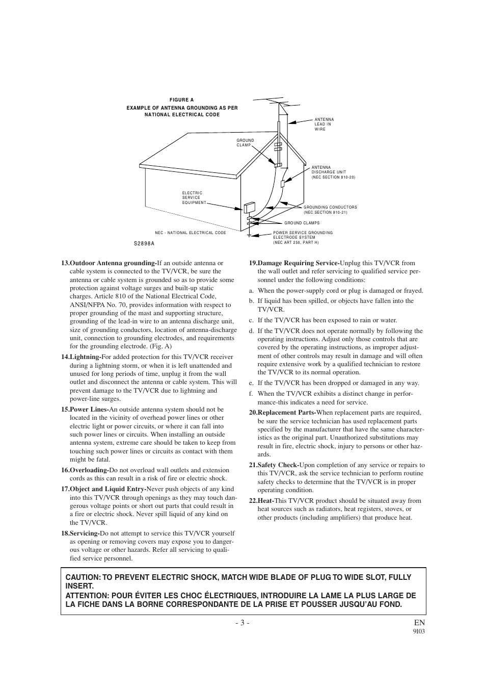 3 - en | Emerson EWC1303A User Manual | Page 3 / 32