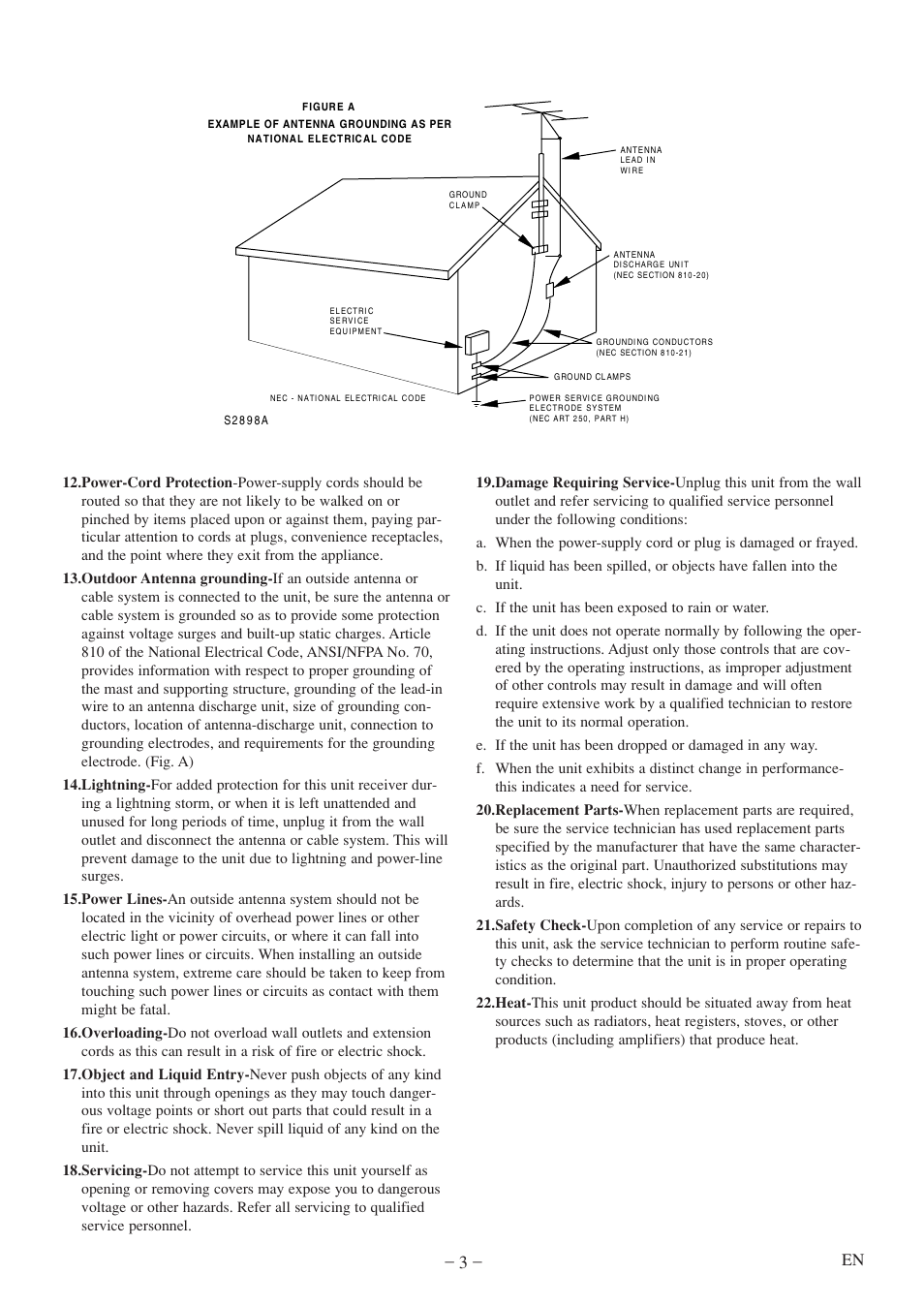 Emerson EWC20D5 A User Manual | Page 3 / 40