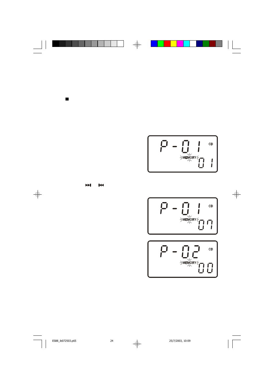Programmed playback | Emerson Radio ES88 User Manual | Page 25 / 34